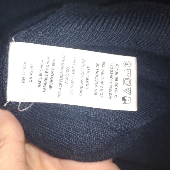 Michael Kors Full Zip Wool Blend Cardigan Sweater Button Pockets XXL - Picture 5 of 6